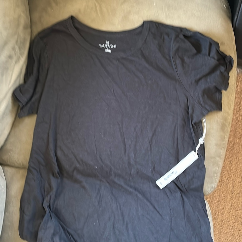 Caslon Short Sleeve Crewneck Tee - Black